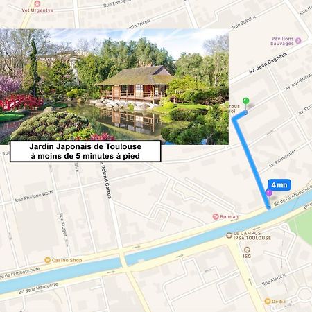 Le Saint Eloi - Studio Avec Parking Toulouse Centreアパートメント エクステリア 写真