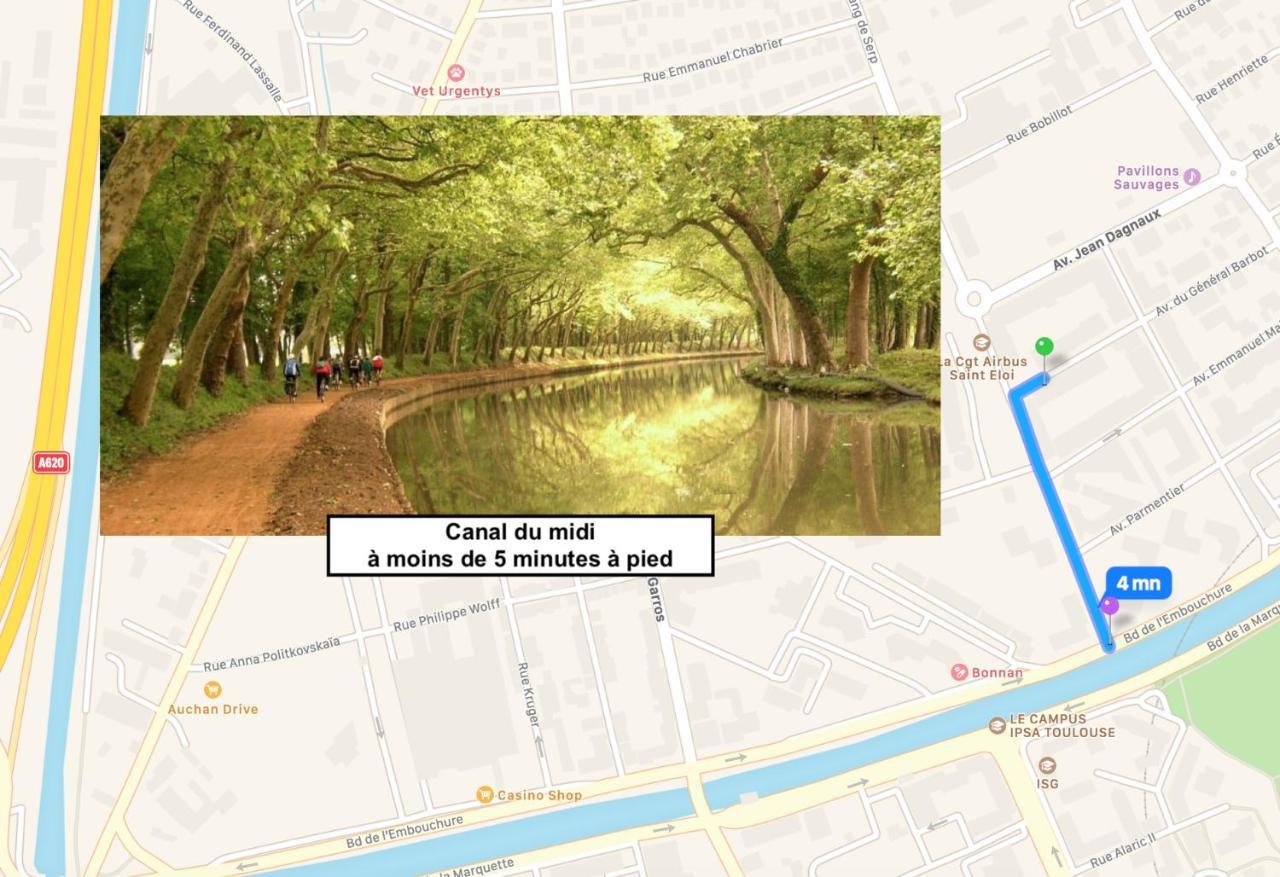 Le Saint Eloi - Studio Avec Parking Toulouse Centreアパートメント エクステリア 写真